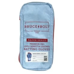 Bruce Bolt PREMIUM PRO BADER Series Long Cuff Batting Gloves: Baby Blue -Baseball Equipment Store 1
