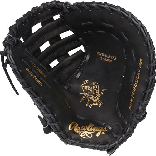 Rawlings Heart Of The Hide 12.5" First Base Mitt: PROFM18-17B 4 Rawlings Heart Of The Hide 12.5" First Base Mitt: PROFM18-17B - Image 2
