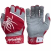 2022 Spiderz PRO Model Batting Gloves: Red/White -Baseball Equipment Store 2022SpiderzPRO Red White