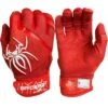 2023 Spiderz Pro Model Batting Gloves: Red/White -Baseball Equipment Store 2023SpiderzProModelBattingGloves Red White Title