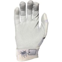 2023 Spiderz Pro Model Batting Gloves: White/Black/Silver 7 2023 Spiderz Pro Model Batting Gloves: White/Black/Silver -Baseball Equipment Store 2023SpiderzProModelBattingGloves White 2