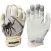 2023 Spiderz Pro Model Batting Gloves: White/Black/Silver 2 2023 Spiderz Pro Model Batting Gloves: White/Black/Silver -Baseball Equipment Store 2023SpiderzProModelBattingGloves White Title