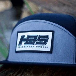 Headbanger Sports Lifestyle Pacific P787 6-Panel Arch Snapback Hat: Black / Heather Grey 13 Headbanger Sports Lifestyle Pacific P787 6-Panel Arch Snapback Hat: Black / Heather Grey -Baseball Equipment Store 29