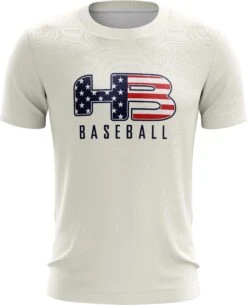 Headbanger Sports Exclusive " HB Sports Baseball" Short Sleeve Jersey -Baseball Equipment Store Baseball Cream