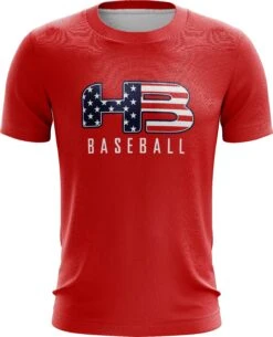 Headbanger Sports Exclusive " HB Sports Baseball" Short Sleeve Jersey -Baseball Equipment Store Baseball Red