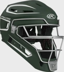Rawlings Intermediate Dark Green VELO 2.0 Catcher's Gear Box Set: CSV2I-DG/W 8 Rawlings Intermediate Dark Green VELO 2.0 Catcher's Gear Box Set: CSV2I-DG/W -Baseball Equipment Store CHV27S DG W 6 5aaf78d1 75a6 45e1 80d1 c34c86a587ce