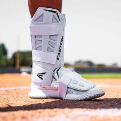 Easton Baseball/Softball Batter's Protective Leg Guard (Multiple Colors) 12 Easton Baseball/Softball Batter's Protective Leg Guard (Multiple Colors) -Baseball Equipment Store Easton Leg Guard Lifestyle 1