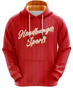 Headbanger Sports Exclusive " Pinstripe " Hoodies -Baseball Equipment Store HBTBPinstripeHoodieFront1copy 77159edc 30e7 4f73 ba53 2fa8e24df68e