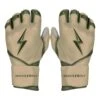 Bruce Bolt Premium Pro Military Series Long Cuff Batting Gloves: Beige 1 Bruce Bolt Premium Pro Military Series Long Cuff Batting Gloves: Beige -Baseball Equipment Store IMG 0880