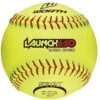 Worth 12" Launch 650 Ultimate Distance Slowpitch Softballs (Dozen): L650Y -Baseball Equipment Store L650Y