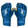 Bruce Bolt PREMIUM PRO Long Cuff Batting Gloves: Royal -Baseball Equipment Store LC ROYG HERO