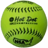 Worth 11" Hot Dot NSA Slowpitch Softballs 52/275 (Dozen): NO11SY -Baseball Equipment Store NO11SY 500x500 5f43cb18 22d2 420d a1c2 3e29cb3e645c