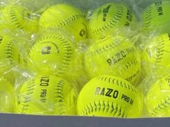 DeMarini RAZZO 12" PRO M USSSA Slowpitch Softballs (Dozen): WTDRZPMC12UB -Baseball Equipment Store PhotoMar11 121203PM