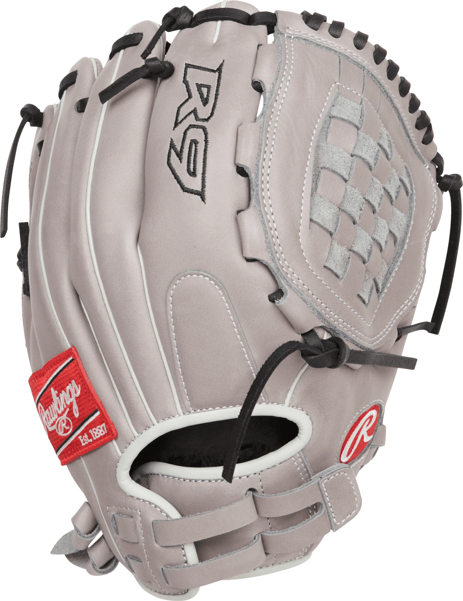 Rawlings R9 Series 11.5" Fastpitch Softball Glove: R9SB115U-3GW 3 Rawlings R9 Series 11.5" Fastpitch Softball Glove: R9SB115U-3GW
