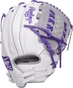 Rawlings Liberty Advanced Color Series 12.5" Fastpitch Glove: RLA125 (Multiple Colors) -Baseball Equipment Store RLA125 18WPG 2 png