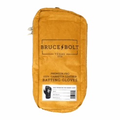 Bruce Bolt PREMIUM PRO Short Cuff Batting Gloves: Black -Baseball Equipment Store SC BLKG BAG