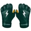 Bruce Bolt PREMIUM PRO Short Cuff Batting Gloves: GREEN -Baseball Equipment Store SC GRNG HERO