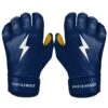 Bruce Bolt PREMIUM PRO Short Cuff Batting Gloves: Navy -Baseball Equipment Store SC NVYG HERO