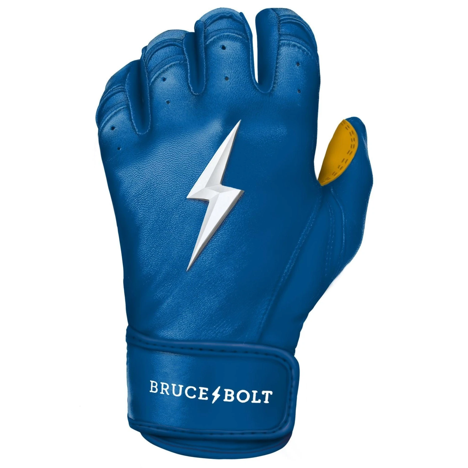 Bruce Bolt PREMIUM PRO Short Cuff Batting Gloves: Royal 10 Bruce Bolt PREMIUM PRO Short Cuff Batting Gloves: Royal - Image 8