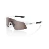 100% SPEEDCRAFT SL Matte White - HiPER Silver Multilayer Mirror Lens