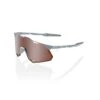 100% HYPERCRAFT Sunglasses Matte Stone Grey - HiPER Crimson Silver Mirror Lens -Baseball Equipment Store SP22 HYPERCRAFT XS 60002 00001 3Q