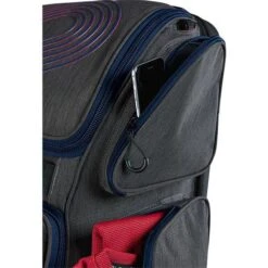 DeMarini Special Ops Front Line Wheeled Roller Bag: WB57109 17 DeMarini Special Ops Front Line Wheeled Roller Bag: WB57109 -Baseball Equipment Store SidePocketView