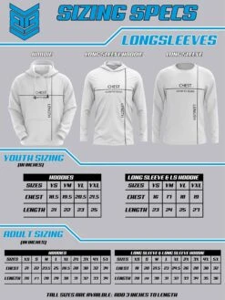 Headbanger Sports Exclusive Ultra Lightweight Long Sleeve Hoodies: Lifestyle Series -Baseball Equipment Store SizingChart 2abd6add 0eb4 49c6 aecc 1f1d847f7977