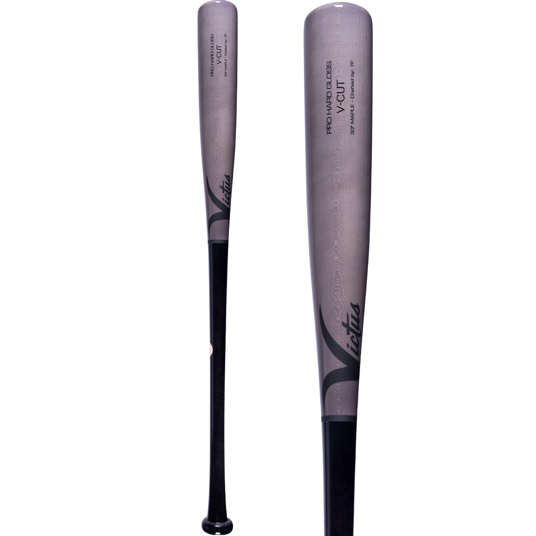 Victus Pro V-Cut Hard Maple Wood Baseball Bat: VGPC-BK/GY 3 Victus Pro V-Cut Hard Maple Wood Baseball Bat: VGPC-BK/GY