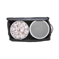 Wilson Coaches Ball Bucket Roller Bag: WB5710701 16 Wilson Coaches Ball Bucket Roller Bag: WB5710701 -Baseball Equipment Store WB5710701 7 Wilson Ball Bucket Bag Black Detail.png.cq5dam.web .1200.1200