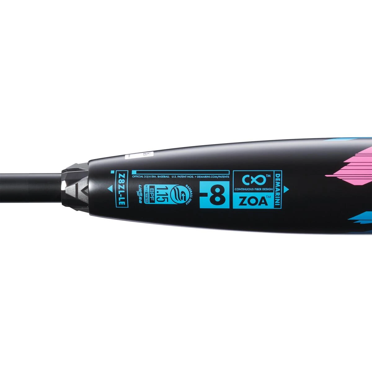 2022 DeMarini Zoa Glitch (-8) USSSA Baseball Bat: WBD2356010 14 2022 DeMarini Zoa Glitch (-8) USSSA Baseball Bat: WBD2356010 - Image 12