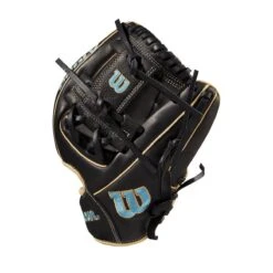 2022 Wilson A1000 DP15 11.5" Infield Baseball Glove: WTA10RB22DP15 13 2022 Wilson A1000 DP15 11.5" Infield Baseball Glove: WTA10RB22DP15 -Baseball Equipment Store WBW100132 2 A1000 DP15 IF 115 Blue Black Blonde.png.cq5dam.web .1200.1200