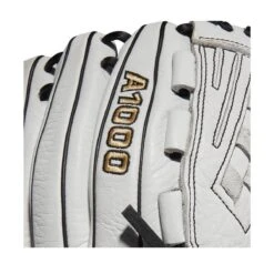 2022 Wilson A1000 V125 12.5" Outfield/Pitcher's Fastpitch Softball Glove: WTA10RF22V125 -Baseball Equipment Store WBW100182 5 A1000 FP V125 OF 125 White Black.png.cq5dam.web .1200.1200