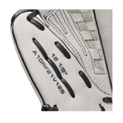 2022 Wilson A1000 V125 12.5" Outfield/Pitcher's Fastpitch Softball Glove: WTA10RF22V125 -Baseball Equipment Store WBW100182 6 A1000 FP V125 OF 125 White Black.png.cq5dam.web .1200.1200