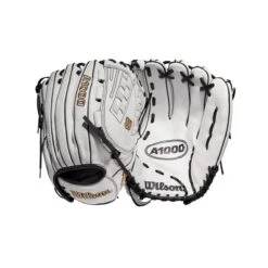 2022 Wilson A1000 V125 12.5" Outfield/Pitcher's Fastpitch Softball Glove: WTA10RF22V125 -Baseball Equipment Store WBW100182 8 A1000 FP V125 OF 125 White Black.png.cq5dam.web .1200.1200