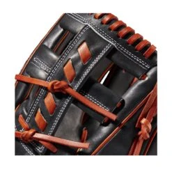 2022 Wilson A2000 1716 11.5" Infield Baseball Glove: WTA20RB221716 -Baseball Equipment Store WBW100389 4 A2000 Leather 1716 IF 115 Black Copper.png.cq5dam.web .1200.1200