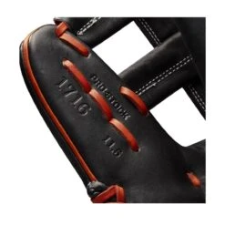 2022 Wilson A2000 1716 11.5" Infield Baseball Glove: WTA20RB221716 -Baseball Equipment Store WBW100389 6 A2000 Leather 1716 IF 115 Black Copper.png.cq5dam.web .1200.1200