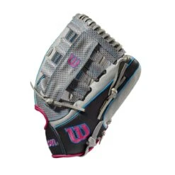 Wilson A2000 SCSP13SS 13" Slowpitch Softball Fielding Glove: WBW10040213 13 Wilson A2000 SCSP13SS 13" Slowpitch Softball Fielding Glove: WBW10040213 -Baseball Equipment Store WBW100402 2 A2000 SP13 SC 13 GreyDimpled GreySS BlackSS.png.cq5dam.web .1200.1200