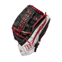 2022 Wilson A1000 PF1892 12.25" Outfield Baseball Glove: WTA10RB22PF1892 -Baseball Equipment Store WBW100407 2 A1000 PF 1892 OF 1225 Black White Red.png.cq5dam.web .1200.1200