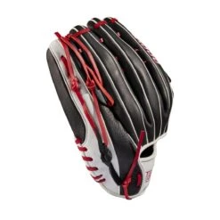 2022 Wilson A1000 PF1892 12.25" Outfield Baseball Glove: WTA10RB22PF1892 -Baseball Equipment Store WBW100407 3 A1000 PF 1892 OF 1225 Black White Red.png.cq5dam.web .1200.1200