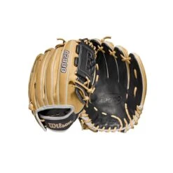 2022 Wilson A2000 P12 12" PItcher's Fastpitch Softball Glove: WTA20RF22P12 -Baseball Equipment Store WBW100439 8 A2000 FP P P12 12 Blonde Black.png.cq5dam.web .1200.1200