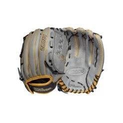 2022 Wilson A2000 SC V125SS 12.5" Outfield Fastpitch Softball Glove: WTA20RF22SCV125 13 2022 Wilson A2000 SC V125SS 12.5" Outfield Fastpitch Softball Glove: WTA20RF22SCV125 -Baseball Equipment Store WBW100442 8 A2000 FP SC V125 125 Grey Black Gold.png.cq5dam.web .1200.1200