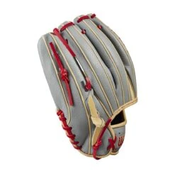 2023 Wilson A2000 1785 Super Skin 11.75" Infield Baseball Glove: WBW1009711175 12 2023 Wilson A2000 1785 Super Skin 11.75" Infield Baseball Glove: WBW1009711175 -Baseball Equipment Store WBW100971 3 2023 A2000 IF 1785SS 1175 GreySS Blonde Red.png.cq5dam.web .1200.1200