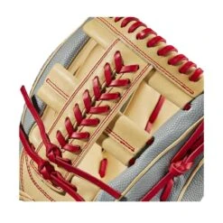 2023 Wilson A2000 1785 Super Skin 11.75" Infield Baseball Glove: WBW1009711175 13 2023 Wilson A2000 1785 Super Skin 11.75" Infield Baseball Glove: WBW1009711175 -Baseball Equipment Store WBW100971 4 2023 A2000 IF 1785SS 1175 GreySS Blonde Red.png.cq5dam.web .1200.1200