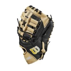 2023 Wilson A2000 1679 Super Skin 12.5" Baseball First Base Mitt: WBW100979125 -Baseball Equipment Store WBW100979 2 A2000 1B 1679SS 125 Black BlackSS Blonde.png.cq5dam.web .1200.1200