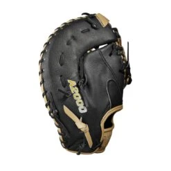 2023 Wilson A2000 1679 Super Skin 12.5" Baseball First Base Mitt: WBW100979125 -Baseball Equipment Store WBW100979 3 A2000 1B 1679SS 125 Black BlackSS Blonde.png.cq5dam.web .1200.1200