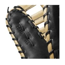 2023 Wilson A2000 1679 Super Skin 12.5" Baseball First Base Mitt: WBW100979125 -Baseball Equipment Store WBW100979 6 A2000 1B 1679SS 125 Black BlackSS Blonde.png.cq5dam.web .1200.1200