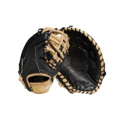 2023 Wilson A2000 1679 Super Skin 12.5" Baseball First Base Mitt: WBW100979125 -Baseball Equipment Store WBW100979 8 A2000 1B 1679SS 125 Black BlackSS Blonde.png.cq5dam.web .1200.1200