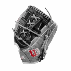 2023 Wilson A2000 FP75SS 11.75" Infield Fastpitch Glove: WBW1009911175 -Baseball Equipment Store WBW100991 2 A2000 FP FP75SS 1175 GreySnakeSS Black Red