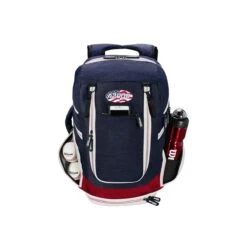 Wilson A2000 Players Backpack Bat Bag: WTA2000 -Baseball Equipment Store WTA20BPUS 2 Wilson A2000 USA Backpack RD WH BU.png.cq5dam.web .1200.1200
