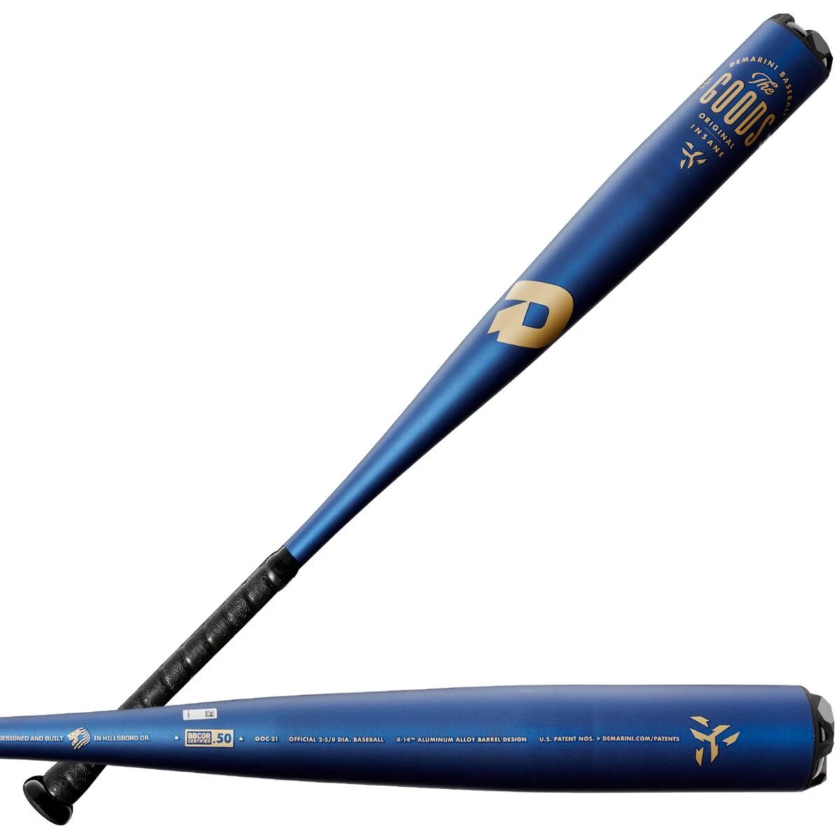 2021 DeMarini The Goods One Piece (-3) BBCOR Baseball Bat: WTDXGOC-21 4 2021 DeMarini The Goods One Piece (-3) BBCOR Baseball Bat: WTDXGOC-21 - Image 2